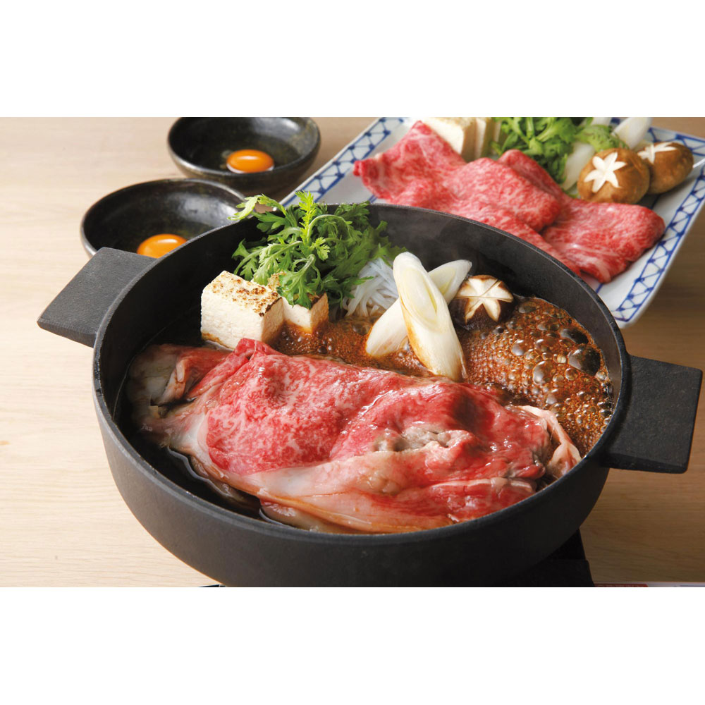 【敬老の日】国内産黒毛和牛リブロースすき焼用