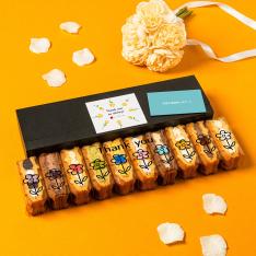 【敬老の日】Thank youシート付きワッフルケーキ10個セット
