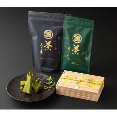 抹茶チーズケーキと特選宇治茶の詰め合わせ