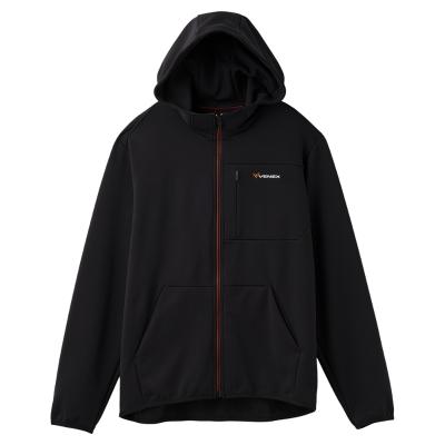 リカバリームーヴ ジップアップフードジャケット メンズ ブラック M→XL