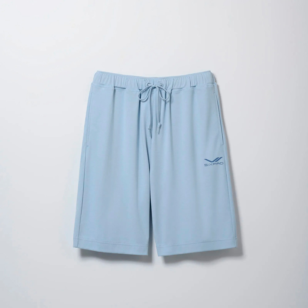 Recovery Wear スリープパンツ ハーフ丈（ライトブルー）＜一般医療機器＞ S→LLサイズ