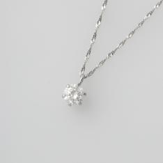 Pt0.25ctダイヤペンダント