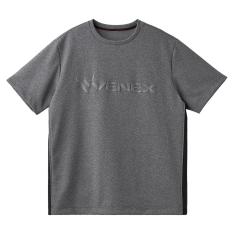 リカバリームーヴ エンボスロゴTシャツ メンズ 杢グレー M→XL＜医療機器＞