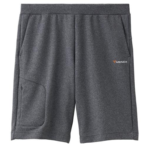 リカバリームーヴハーフパンツ メンズ 杢グレー M→XL<医療機器>