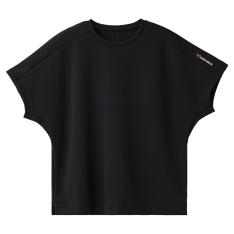 リカバリームーヴ ショートスリーブTシャツ レディース ブラック M→L<医療機器>
