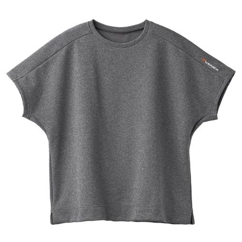 リカバリームーヴ ショートスリーブTシャツ レディース 杢グレー M→L<医療機器>