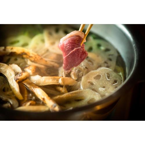 秋薫る。河内鴨の松茸鍋 2~3人前