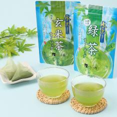 福袋 水出抹茶入緑茶ティーバッグ&水出玄米茶ティーバッグ 計5袋(計60P)