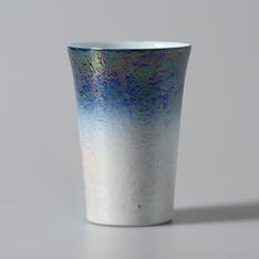 虹彩磁フリーカップ　ブルー