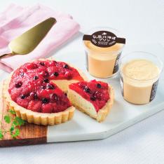 ミックスベリータルト＆北海道プリン