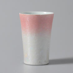 虹彩磁フリーカップ　ピンク