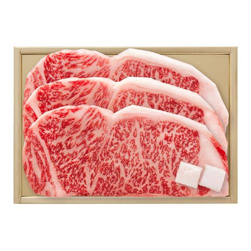 宮崎県産黒毛和牛 サーロインステーキギフト用(3枚 計540g)