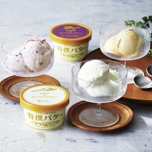 〈カルピス(株)特撰バター〉特撰バターアイス 12個アソートセット