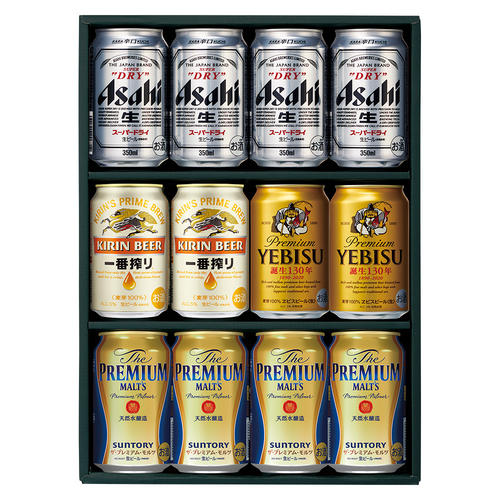 〈四大銘柄〉缶ビールセット