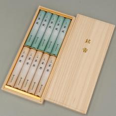 翠風・華月短寸10把桐箱入