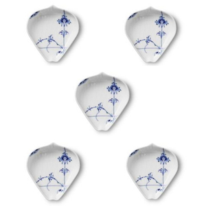 ブルーフルーテッドプレイン＆メガ スクエアディッシュペア