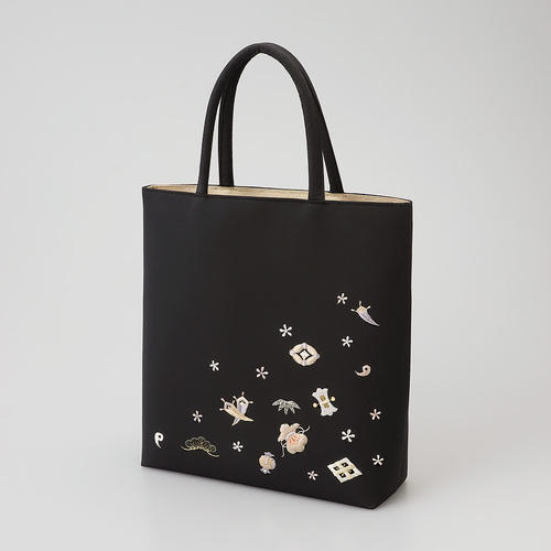 刺繍手提げバッグ