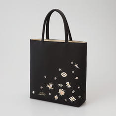刺繍手提げバッグ