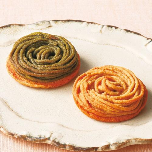 栗と抹茶の焼モンブラン2種セット