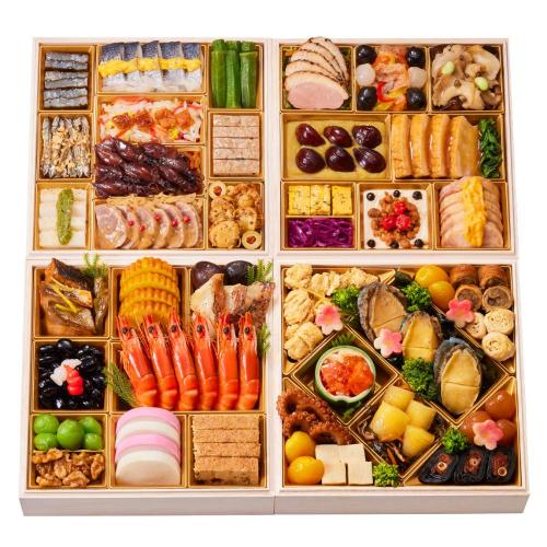 <千里山荘> おせち料理和風与段重