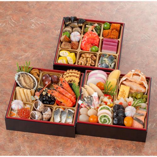 〈築地竹若〉監修 海鮮おせち料理  三段重