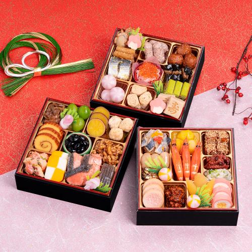 〈千賀屋〉迎春おせち料理「月華千」和風三段重