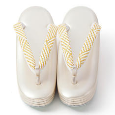 組紐草履（白）S→2L