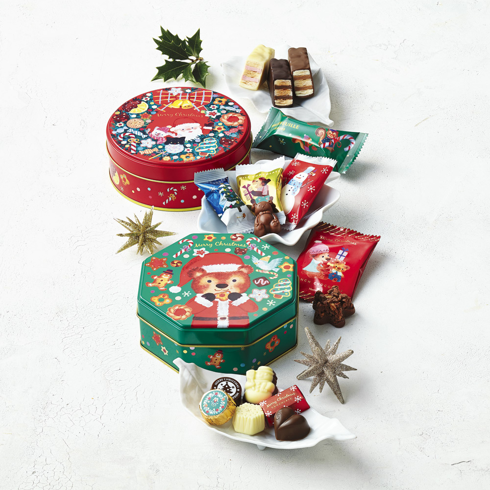 メリーチョコレート  クリスマス缶