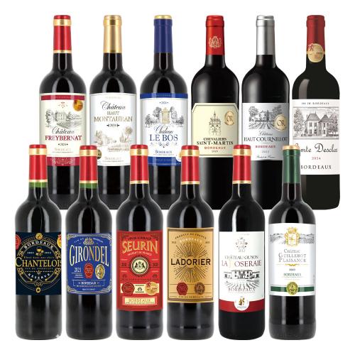◆フランスボルドー金賞赤ワイン12本セット