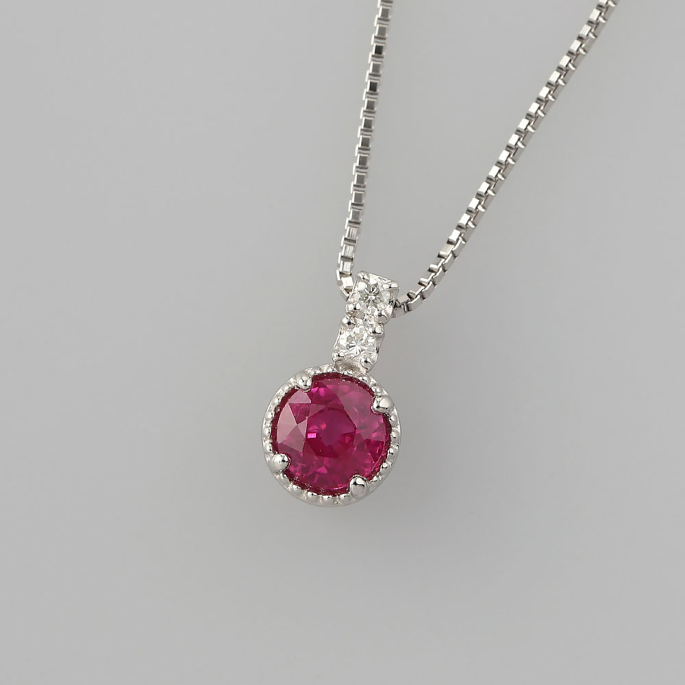 PT ルビー ネックレス 1.51CT