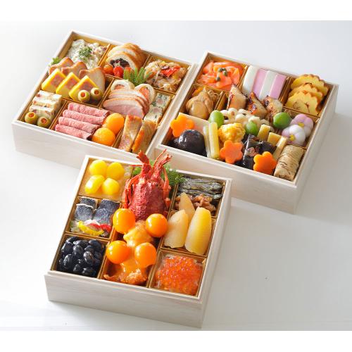 〈八百彦本店〉和洋おせち料理 三段重