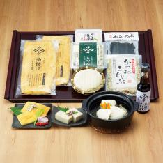 〈京の地豆腐 久在屋〉京のはんなり湯豆腐セット