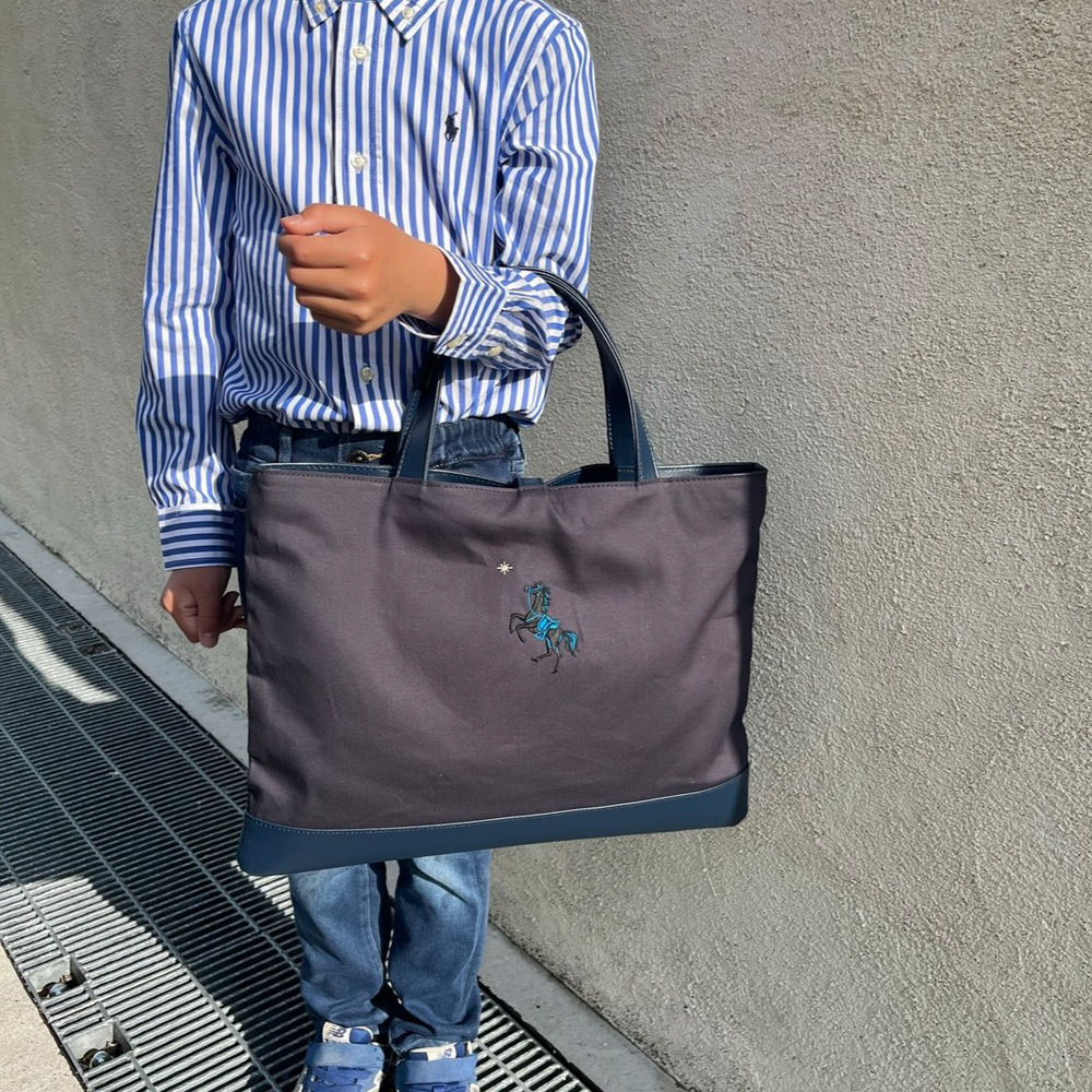 馬レッスントートバッグ