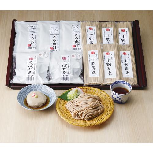 〈大阪・源氏蕎麦〉常陸秋そばの十割蕎麦・そばがきセット