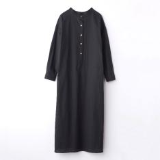 ゴールドボタンロングワンピース