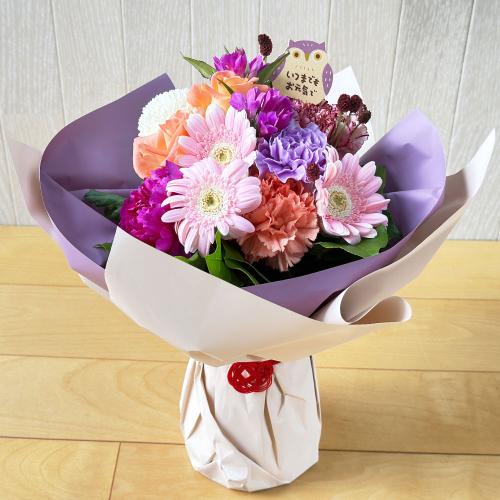 【敬老の日】生花 スタンディングブーケ「ひばり」