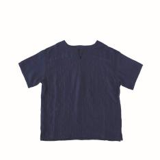 レディースガーゼトップス ネイビー M→L