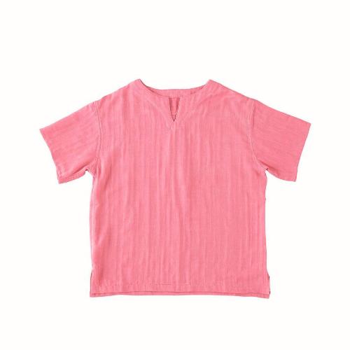 レディースガーゼトップス ピンク M→L