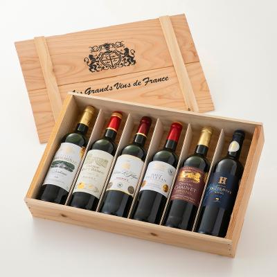 <計12冠>獲得フランスボルドーダブル金賞受賞赤ワイン6本セット(木箱入)