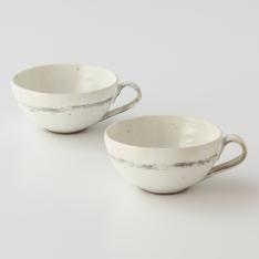 浮雲 スープマグ〈2個〉 美濃焼