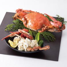 〈海鮮問屋 三忠〉天然　渡り蟹（姿ボイル）5尾