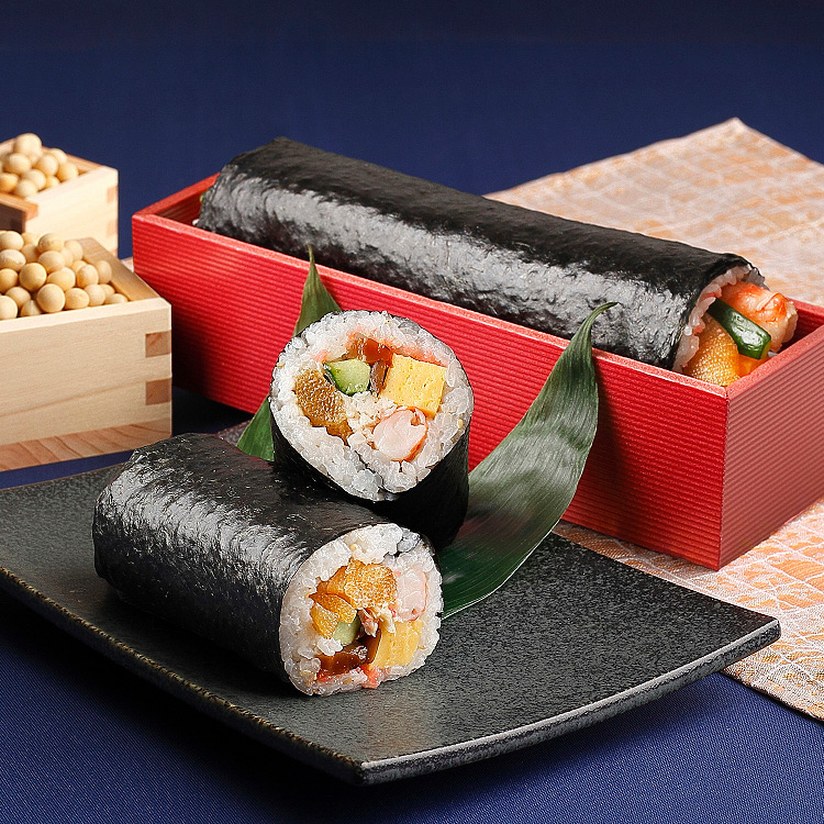 画像【日本橋店2月3日(木)午前11時30分~午後7時 店頭お渡し】<なだ万厨房>海の幸恵方巻 1本 TM-3