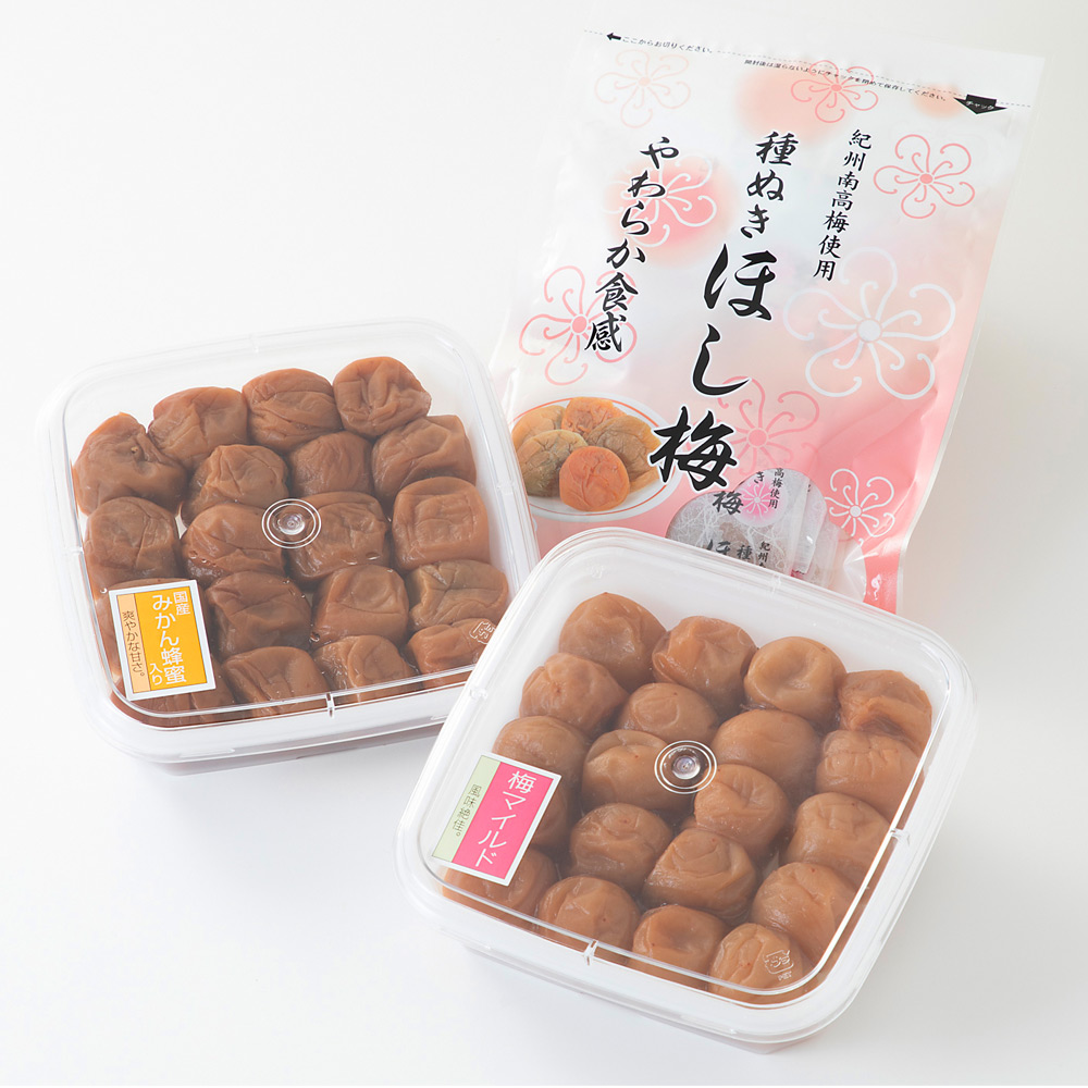 うめぼし 紀州梅干し専門店 福梅本舗 【国産】種ぬき干し梅 500g 丸福本舗