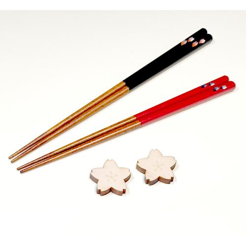 食洗機対応夫婦箸 花弁