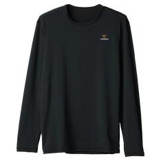 リフレッシュ Tシャツ ロングスリーブ メンズ ブラック M→XL