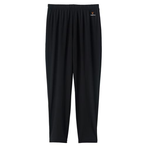 リフレッシュ ロングテーパードパンツ メンズ ブラック M→XL