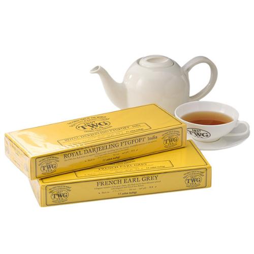 TWG Tea ティーバッグ2種セットA（ロイヤルダージリン・フレンチアールグレイ）