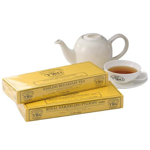 TWG Tea ティーバッグ2種セットB（ロイヤルダージリン・イングリッシュ ブレックファストティー）