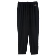リフレッシュ 8分丈テーパードパンツ レディース ブラック M→XL