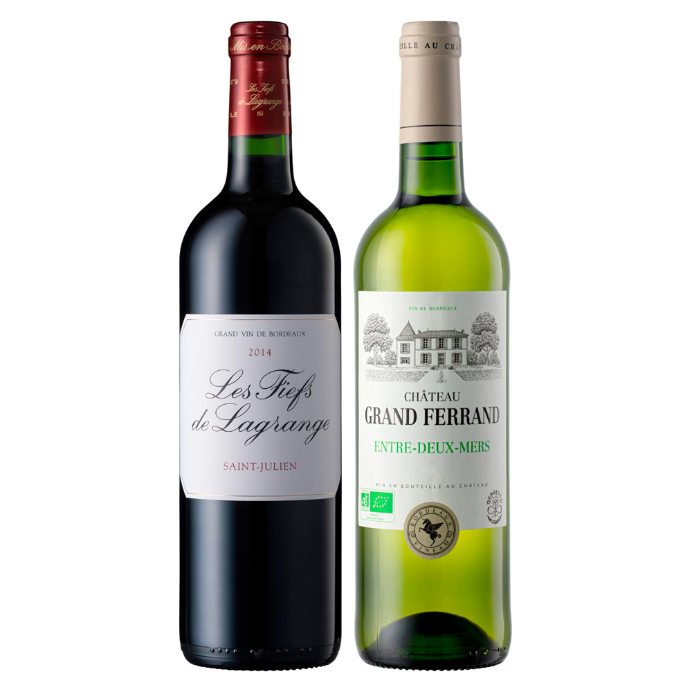 メドック格付けセカンドワイン含むボルドー紅白ワインセット